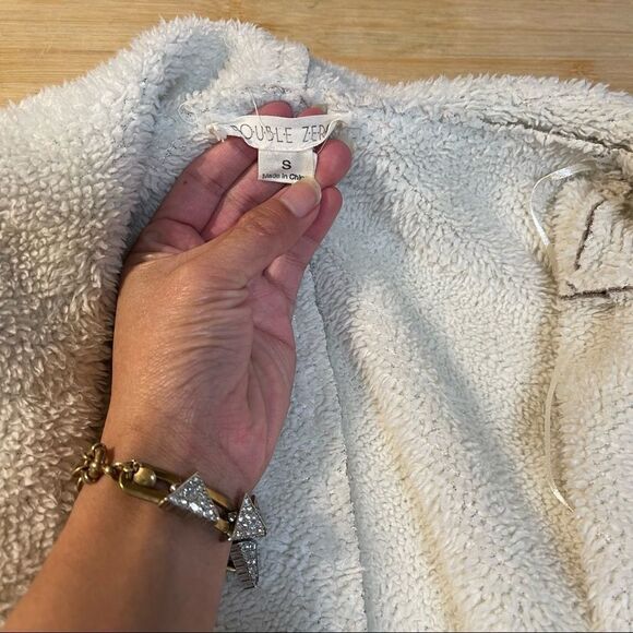 Double zero Sherpa lined cardigan sweater - Picture 3 of 10